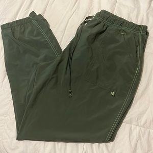 Scrubstar Women's Ultimate Stretch Twill Yoga Drawstring Cargo Jogger Scrub Pant